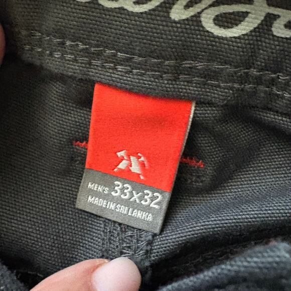 Eddie Bauer Mountain Ops Flex Jeans 33x32 Gray Work Outdoor Pants GORPCORE - Picture 3 of 8